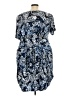 MICHAEL Michael Kors Print Blue Casual Dress Size 3X - photo 2