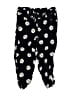 Justice 100% Rayon Floral Black Casual Pants Size 8 - photo 1