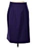 J.Crew 100% Wool Solid Purple Wool Skirt Size 2 - photo 1
