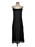 Theory Solid Black Casual Dress Size P (petite) - photo 1