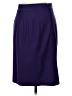 J.Crew 100% Wool Solid Purple Wool Skirt Size 2 - photo 2