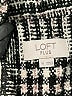 Ann Taylor LOFT Houndstooth Gray Coat Size 14 - photo 6