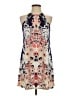 Alfani Print Blue Casual Dress Size S - photo 1