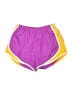 Nike 100% Polyester Color Block Purple Athletic Shorts Size S - photo 1