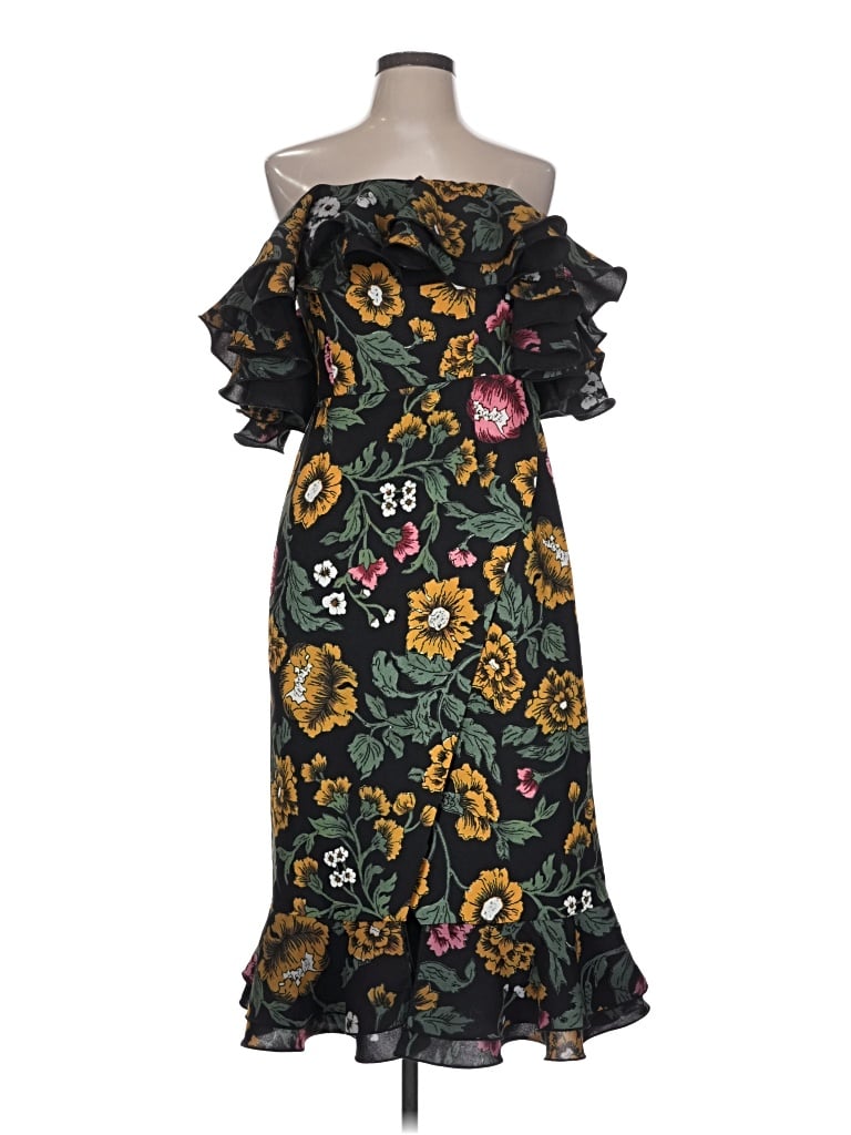 Pre-owned C/meo Collective Cocktail Dress In Black