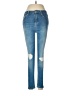Topshop Hearts Blue Jeans Size 28 waist - photo 1