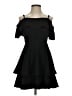 B. Darlin Solid Black Cocktail Dress Size 3 - 4 - photo 1