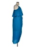 City Chic 100% Polyester Blue Cocktail Dress Size 14 Plus (XS) - photo 4