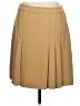 Wilfred 100% Polyester Solid Tan Casual Skirt Size 12 - photo 2