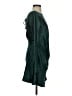 Hello Molly 100% Polyester Solid Green Casual Dress Size 4 - photo 4