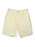 L.L.Bean 100% Cotton Solid Ivory Khaki Shorts Size 16 - photo 1