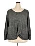 24/7 Maurices Gray Long Sleeve Top Size 20 (2) - photo 1