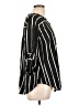 Torrid Stripes Black 3/4 Sleeve Blouse Size Lg (0) - photo 4