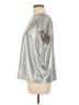Torrid Metallic Silver Short Sleeve Top Size Med Plus (00) - photo 5
