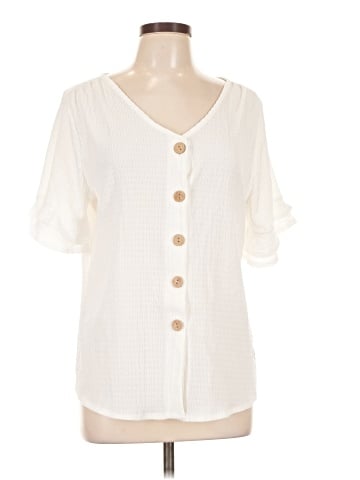 AB Studio Short Sleeve Blouse (view 1)