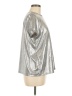 Torrid Metallic Silver Short Sleeve Top Size Med Plus (00) - photo 4