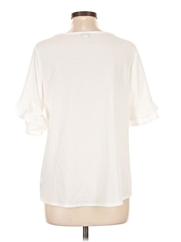 AB Studio Short Sleeve Blouse (view 2)