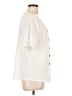 AB Studio Ivory Short Sleeve Blouse Size L - photo 4
