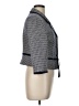 Pink Tartan Polka Dots Blue Blazer Size 12 - photo 4