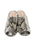 Schutz Animal Print Ivory Sandals Size 6 - photo 2