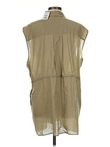 Zara Sleeveless Button-Down Shirt (view 2)