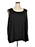 Catherines Black Sleeveless T-Shirt Size 4X - photo 1