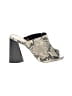 Schutz Animal Print Ivory Sandals Size 6 - photo 1