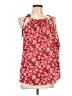 Alice Blue 100% Polyester Red Sleeveless Blouse Size L - photo 1