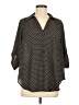 Torrid 100% Polyester Polka Dots Black 3/4 Sleeve Blouse Size Med Plus (00) - photo 1