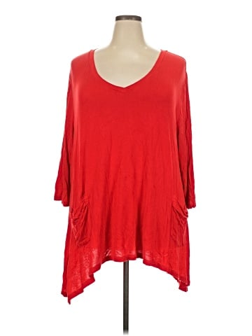 LOGO by Lori Goldstein 3/4 Sleeve T-Shirt (view 1)