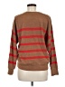 Madewell Stripes Brown Pullover Sweater Size M - photo 2