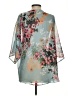 Unbranded 100% Polyester Teal Kimono Size S - photo 2
