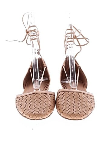 Madewell The Celina Lace-Up Flat in Woven Leather (view 2)