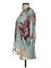 Unbranded 100% Polyester Teal Kimono Size S - photo 5