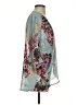 Unbranded 100% Polyester Teal Kimono Size S - photo 4
