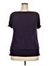Perseption Concept Purple Short Sleeve Top Size 2X - photo 2