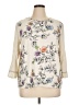 J.Jill Floral Ivory 3/4 Sleeve Blouse Size XL - photo 1