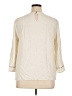 J.Jill Floral Ivory 3/4 Sleeve Blouse Size XL - photo 2