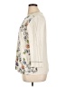 J.Jill Floral Ivory 3/4 Sleeve Blouse Size XL - photo 5