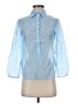 Persifor Stars Blue Long Sleeve Blouse Size XS - photo 1