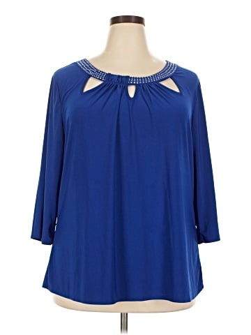 Diana Belle 3/4 Sleeve Blouse (view 1)
