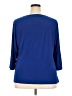 Diana Belle Blue 3/4 Sleeve Blouse Size 3X - photo 2