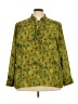 The Limited 100% Polyester Green Long Sleeve Polo Size 3X - photo 1