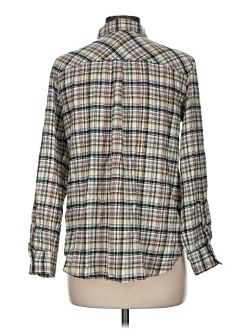 Ann Taylor LOFT Long Sleeve Button-Down Shirt (view 2)