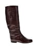 Bally Burgundy Boots Size EU 37 1/2 - photo 1