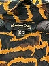 Massimo Dutti Animal Print Orange Black Long Sleeve Blouse Size 2 - photo 4