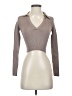 Babaton Gray Long Sleeve Turtleneck Size XXS - photo 1