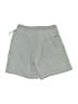 Bershka Solid Gray Athletic Shorts Size XS - photo 2