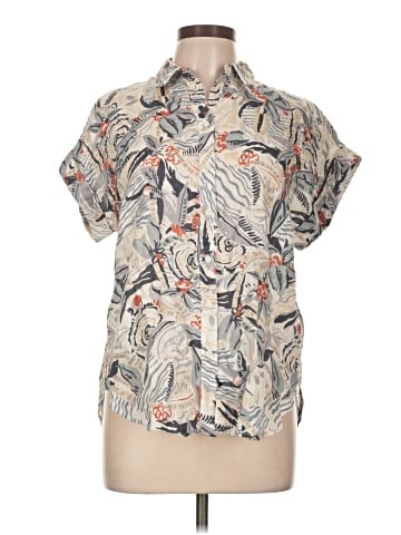 Lauren by Ralph Lauren Short Sleeve Blouse (view 1)