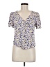 Elodie 100% Rayon Yellow Short Sleeve Blouse Size M - photo 1